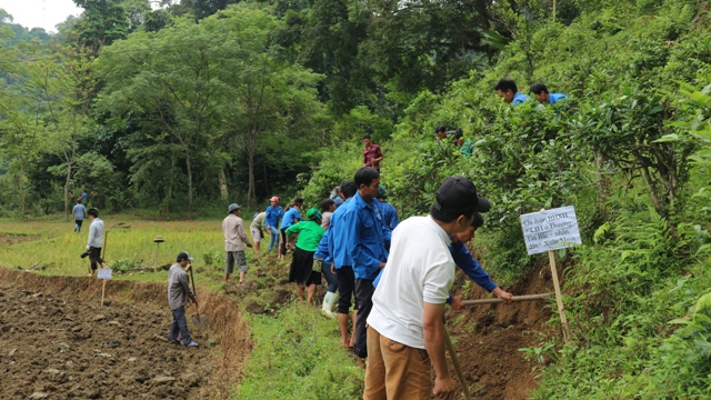 Huyện đoàn Quang Bình ra quân chiến dịch thanh niên tình nguyện hè năm 2018
